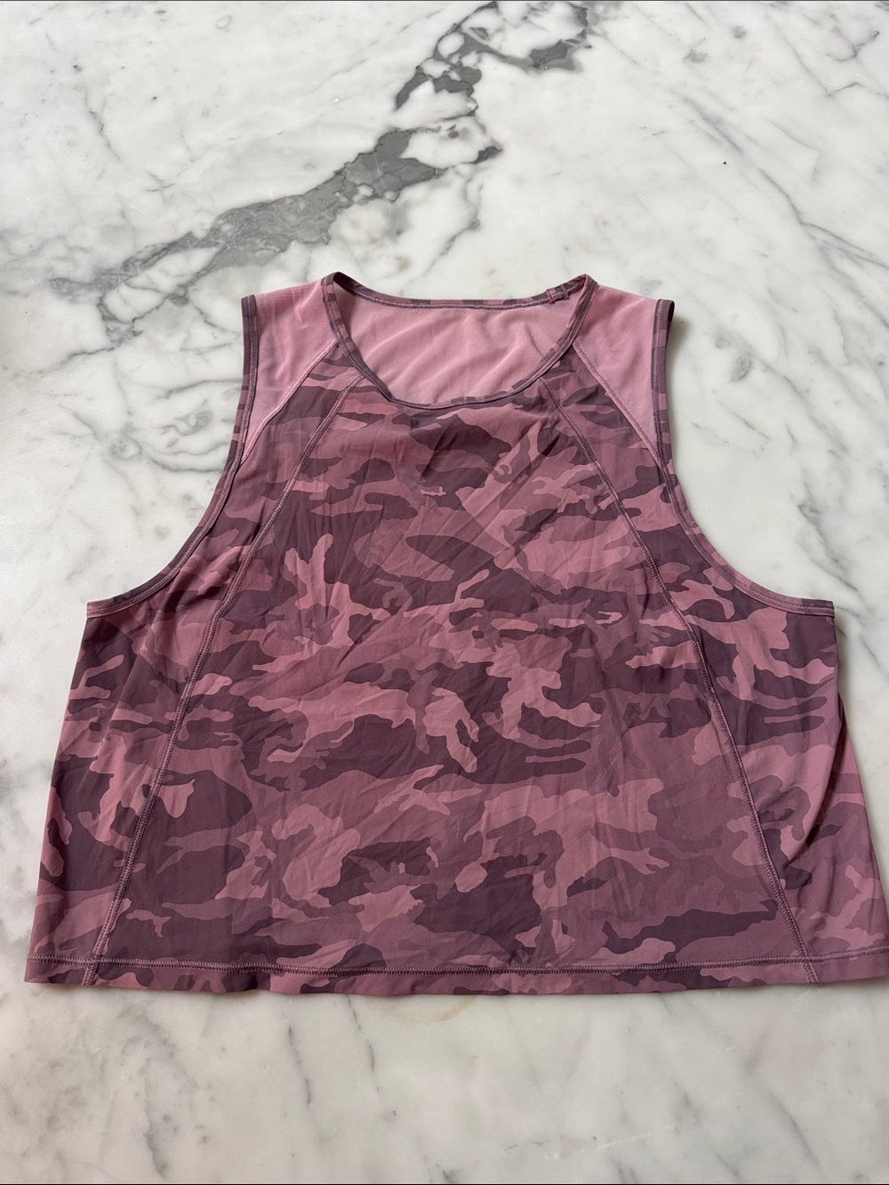 Lululemon Pink Camo Workout Tank